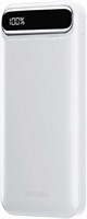 Внешний аккумулятор Porodo 10000 мА·ч для одновременной зарядки двух устройств, светодиодный цифровой дисплей, защита от перегрева, огнестойкий материал, тонкий дизайн - белый 1000006275