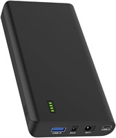 Литий-ионный аккумулятор TalentCell NB7102, перезаряжаемый внешний аккумулятор 17500 мА·ч 64,75 Вт·ч с постоянным током 24/19/5 В и выходом USB-C 5/9/12/15/20 В для ноутбуков, ноутбуков, смартфонов, камер и других устройств, черный 1000006282