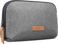 Электронный органайзер Lacdo, дорожный чехол для кабеля, чехол-сумка для электронных аксессуаров, портативный чехол для кабеля, шнуров, зарядного устройства для ноутбука MacBook, мыши, адаптера питания, внешнего аккумулятора, серый 1000006285