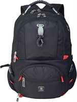 Роскошный рюкзак Swiss Military с отделением для ноутбука 15,6 дюйма, прочной ручкой из проволочного каркаса, двухсторонней молнией, мягкой спинкой, карабином, карманом для портативного зарядного устройства, кабелем USB/Aux для зарядки, держателем для дву 1000006314