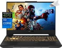 Игровой ноутбук ASUS TUF RTX 4070 MUX 140 Вт - i7-13620H - 15,6-дюймовый дисплей FHD IPS с охватом 100% sRGB - клавиатура с RGB-подсветкой - 64 ГБ ОЗУ - 4 ТБ PCIe SSD - G-SYNC - веб-камера - коврик для мыши - 2024 1000006482