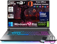 ASUS ROG Strix G18 Gaming Laptop - NVIDIA RTX 5080 GDDR7 • Intel 24 Core Ultra 9 275HX • 18" 2.5K 16:10 240Hz Display • w/Office Lifetime & Win 11 Pro • RGB Backlit KB • WiFi 7 • (64GB DDR5, 4TB SSD) 1000006495