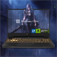 ASUS TUF 15.6 i7 RTX 4070 Premium Gaming Laptop, 15.6" FHD 1920x1080 144Hz, Intel i7-13620H (Beats Intel i9-12900), NVIDIA GeForce RTX 4070, 64GB DDR5, 4TB SSD, RGB Backlit 11 , 1000006497