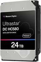 Western Digital WD Ultrastar DC HC580 WUH722424ALE6L4 — жёсткий диск — 24 ТБ — внутренний — 3,5 дюйма (8,9 см) — SATA 6 Гбит/с — 7200 об/мин — буфер: 512 МБ 1000006534