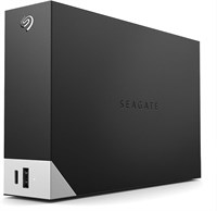 Seagate One Touch Hub 16 ТБ, внешний жесткий диск, настольный HDD, порты USB-C и USB 3.0, для настольного компьютера, рабочей станции, ноутбука или Mac, 6-месячный план резервного копирования DropBox и 6-месячная подписка на Mylio Photos (STLC16000402) 1000006545