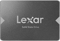 Lexar NS100 256 ГБ 2,5-дюймовый внутренний твердотельный накопитель SATA III, скорость чтения до 550 МБ/с (LNS100-256RB) 1000006590