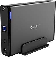 Внешний корпус для жесткого диска ORICO 3.5, корпус для жесткого диска USB 3.0 SATA HDD/SSD с адаптером питания 12 В 2 А и вертикальной подставкой для жесткого диска 2,5/3,5 дюйма емкостью до 16 ТБ 1000006600