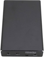 Dual Bay USB C 10GBIT/S HDD Enclosure for 2.5 Inch SSD Suitable for Mac Windows Linux High Speed External Storage for Data Backup Surveillance Systems Office Home Use 1000006606