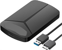 Портативный жесткий диск NALACAL, корпус для жесткого диска 2,5 дюйма — USB 3.0 на SATA III, корпус для HDD/SSD без инструментов, 7 мм, с UASP, поддерживает до 4 ТБ, черный 1000006618