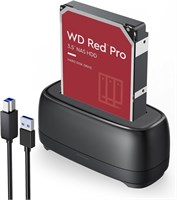 NALACAL Hard Drive Docking for 2.5/3.5 Inch HDD SSD Up to 20TB, External Hard Drive SATA Docking Station HDD Dock Station HDD SSD Dock USB Storage Dock USB Data Transfer UASP Transfer Speed 1000006623