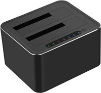 Док-станция KASTWAVE USB 3.0 - SATA с двумя отсеками для внешних жестких дисков, с функцией автономного клонирования/дубликатирования, отсек для двух жестких дисков 2,5 и 3,5 дюйма, твердотельных накопителей SATA (SATA I/II/III) 1000006626