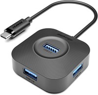 Концентратор BENFEI USB C, 4-портовый концентратор USB 3.0 с передачей данных 5 Гбит/с, разветвитель USB C для MacBook Type C, Mac Pro, iMac, Surface, XPS, флеш-накопителей, мобильных жёстких дисков 1000006672