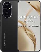 Смартфон HONOR 200 5G | 512 ГБ встроенной памяти + 12 ГБ ОЗУ | 6,7-дюймовый OLED-дисплей с частотой обновления 120 Гц | Тройная камера 50 МП | Snapdragon 7 Gen 3 | Аккумулятор 5200 мА·ч | Быстрая зарядка 100 Вт | Две SIM-карты | Android 14 (черный) 1000006733