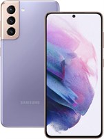 Смартфон Samsung Galaxy S21 5G на Android | SM-G991U | 128 ГБ памяти | 6 ГБ ОЗУ | Разблокирован без SIM-карт | Мобильный телефон 5G | Phantom Violet | (Обновлённый) 1000006743