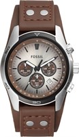 Мужские часы Fossil Coachman с браслетом-манжетой из натуральной кожи 1000006886