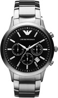 Многофункциональные часы Emporio Armani из нержавеющей стали, размер корпуса 43 мм 1000006895