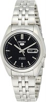 Мужские кварцевые часы Seiko Seiko 5 с аналоговым дисплеем и ремешком из нержавеющей стали SNK361 1000006908