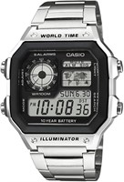 Мужские часы Casio с цифровым циферблатом из нержавеющей стали 1000006915