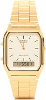 Мужские часы Casio - золотой циферблат, золотой ремешок, AQ-230GA-9DMQ 1000006926