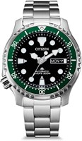 Аналоговые часы Citizen NY0084-89EE с ремешком из нержавеющей стали для мужчин, черный/серебристый, один размер 1000006927
