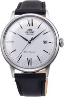 Мужские наручные часы Orient RAAC0022 Bambino с автоматическим механизмом и аналоговым механизмом, корпус 40,5 мм, серебристо-черный 1000006928