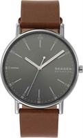 Минималистичные часы Skagen Signatur с тремя стрелками, 40 мм, часы Signatur со стальной сеткой — SKW6577 1000006942