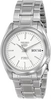 Мужские автоматические часы SEIKO, коллекция 5-7S, с календарем, светящимися стрелками, корпусом и браслетом из нержавеющей стали 1000006980
