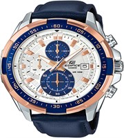 Casio Edifice для мужчин — аналоговые часы с кожаным ремешком — EFR-539L-7CV 1000006995