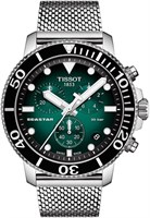 Мужские наручные часы Tissot Chronograph с серебряным ремешком T120.417.11.091.00, T1204171109100 1000007003