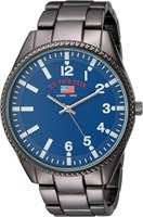 Мужские кварцевые часы U.S. Polo Assn. с аналоговым дисплеем и ремешком из нержавеющей стали — US8641 1000007035
