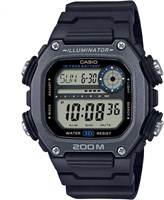 Кварцевые часы Casio с батарейкой на 10 лет и ремешком из смолы 1000007058