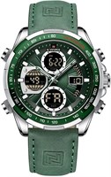 Аналоговые мужские часы NAVIFORCE (зеленый циферблат, зеленый ремешок) 1000007101