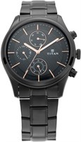 Аналоговые круглые часы Titan Workwear для мужчин 1000007104