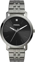 Часы Fossil Mens Luther из нержавеющей стали Bq2419, дымчатые 1000007145