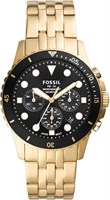 Часы Fossil Mens Fb 01 Chrono с браслетом из нержавеющей стали FS5836, золото 1000007161
