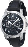 Мужские кварцевые часы Fossil с аналоговым дисплеем и кожаным ремешком — FS4812IE 1000007168