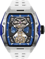 Часы Gresham GI Special Edition из нержавеющей стали в корпусе Tonaeu белого и синего цветов G1-0001-WHT, белый цвет 1000007170