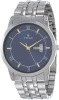 Аналоговые круглые часы Titan Karishma для мужчин 1000007173