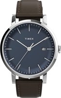 Мужские аналоговые часы Timex с кожаным ремешком Midtown 1000007178