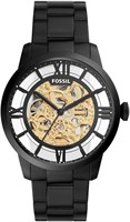 Мужские часы Fossil Townsman 44 мм из нержавеющей стали, ME3197, черные 1000007179