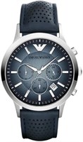 Мужской хронограф Emporio Armani, часы из нержавеющей стали, размер корпуса 43 мм 1000007182
