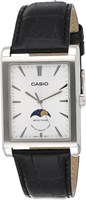 Мужские часы Casio MTP-M105L-7AVDF с чёрным циферблатом и разноцветным ремешком 1000007211