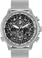 Мужские часы Citizen Promaster Navihawk A-T Eco-Drive Pilot, атомный механизм измерения времени, хронограф, индикатор запаса хода, светящиеся стрелки и метки, антибликовое стекло 1000007253