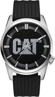 Мужские аналоговые часы Caterpillar CAT Icon с черным циферблатом YV.140.21.122, черные, с ремешком 1000007355