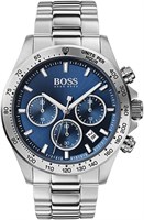 Мужские кварцевые часы Boss с ремешком из нержавеющей стали, серебряные, 22 (модель: 1513755), серебряные, кварцевые часы 1000007378