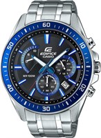 Мужские кварцевые часы Casio с аналоговым дисплеем и ремешком из нержавеющей стали 1000007408