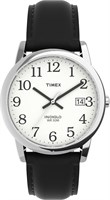 Мужские часы Timex Easy Reader Date с кожаным ремешком 1000007428