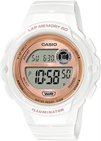 Женские цифровые спортивные часы Casio Illuminator Lap Memory 60 с батарейкой на 5 лет, модель: LWS-1200H 1000007444