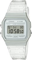 Серия Casio F91W | Цифровые часы | Водонепроницаемость | Светодиодная подсветка | Секундомер с точностью 1/100 с | Отображение обычного времени (часы, минуты, секунды, время после полудня, дата, день недели) | Ежедневный будильник | Лёгкий вес | 7-летняя  1000007462