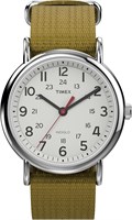 Кроссовки-комбинации Timex Unisex T2N647 Weekender 38 мм, черные, нейлоновые 1000007471